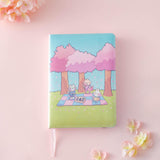 tsuki spring edition fourseason notebook collaboration with Milkkoyo