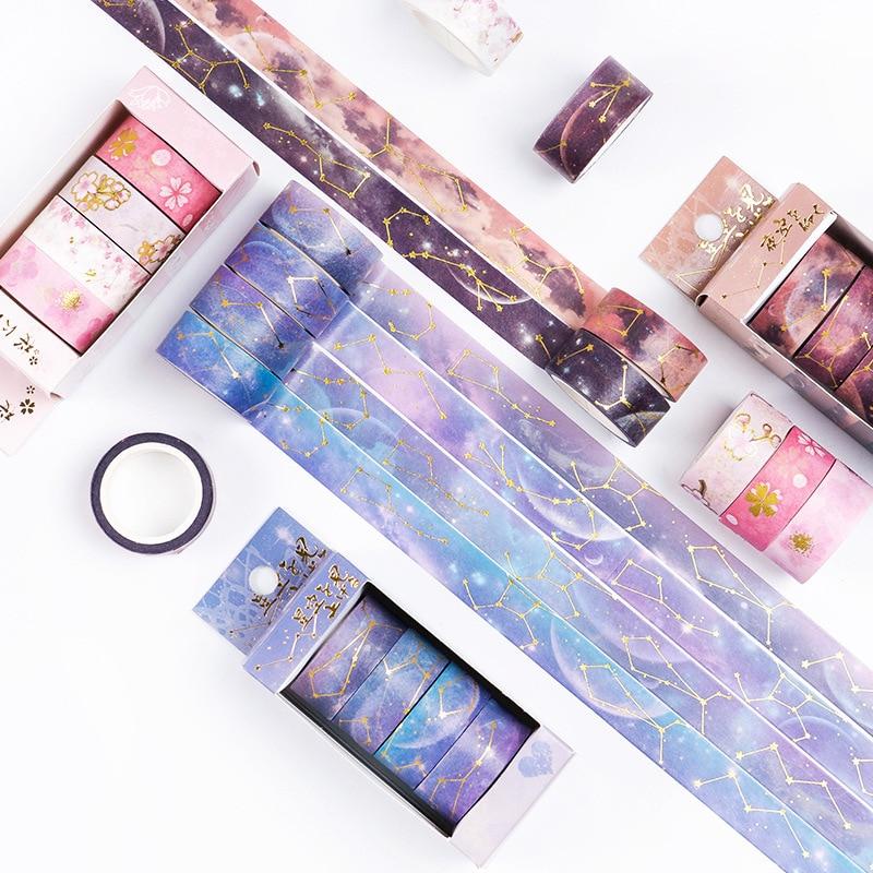 Pink Galaxy Washi Tape Set – Original Kawaii Pen