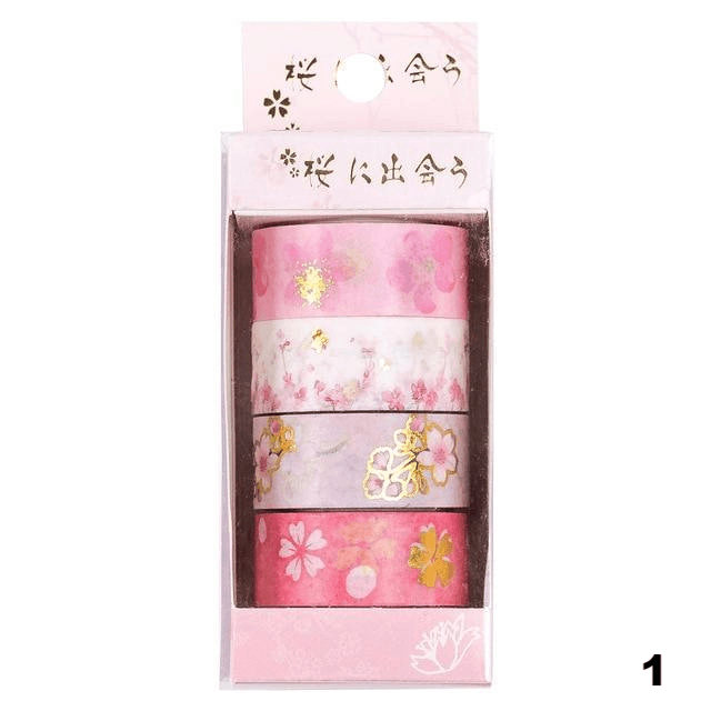 Sakura Galaxy Washi Tape - Set of 4! – NotebookTherapy