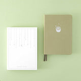 Tsuki ‘Matcha Matcha’ Limited Edition Bullet Journal with luxury eco-friendly gift box packaging on matcha green background