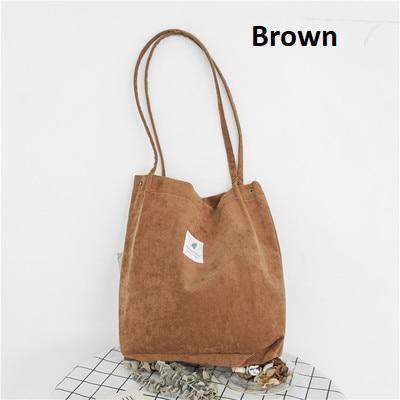 Fashionable Tie-dyed Corduroy Dual-color Reversible Tote Bag With Large  Capacity, Suitable For Shopping, Commuting, And School, Two-way Usage