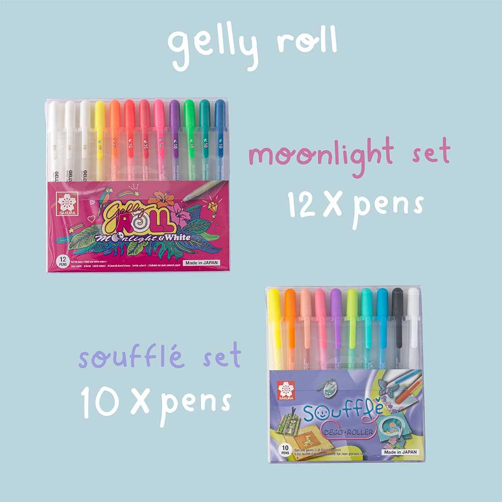 Gelly Roll Moonlight Gel Pen Set of 10 Sakura 