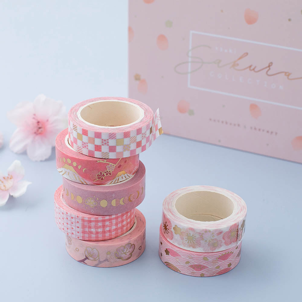 Tsuki 'Sakura Edition' Washi Tape Set ☾ – NotebookTherapy