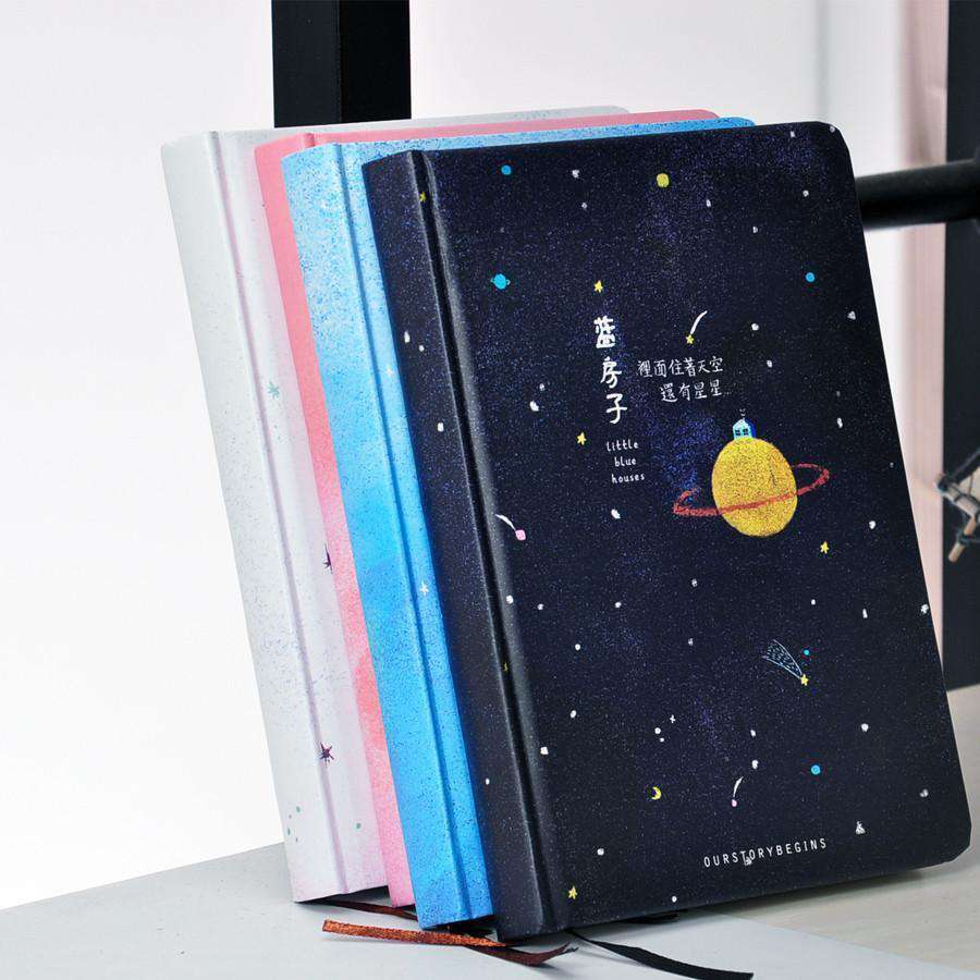 'Our Story Begins' Planetary Collection Notebook
