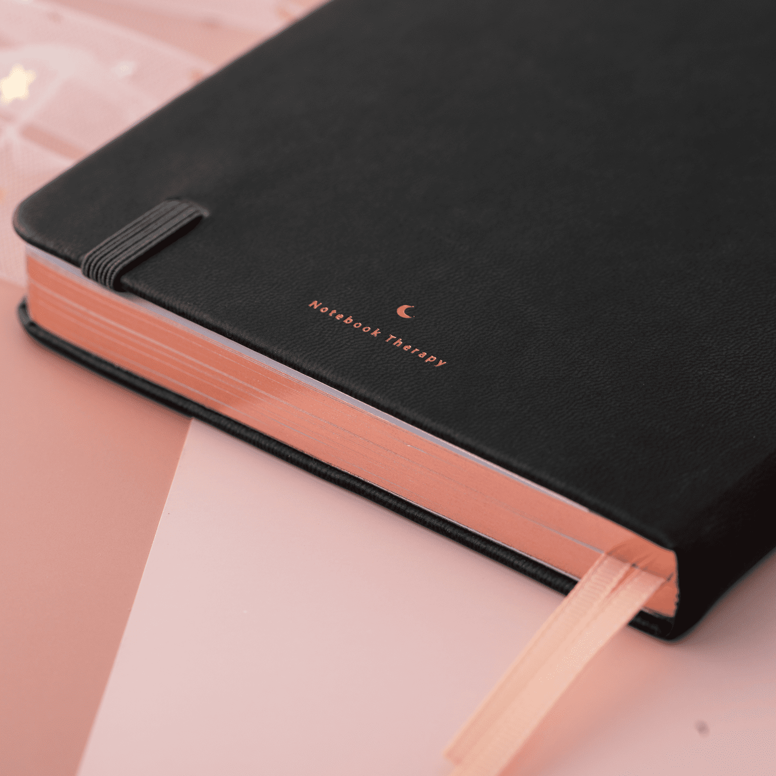 Tsuki Black Paper Ringbound Bullet Journal ☾ – NotebookTherapy
