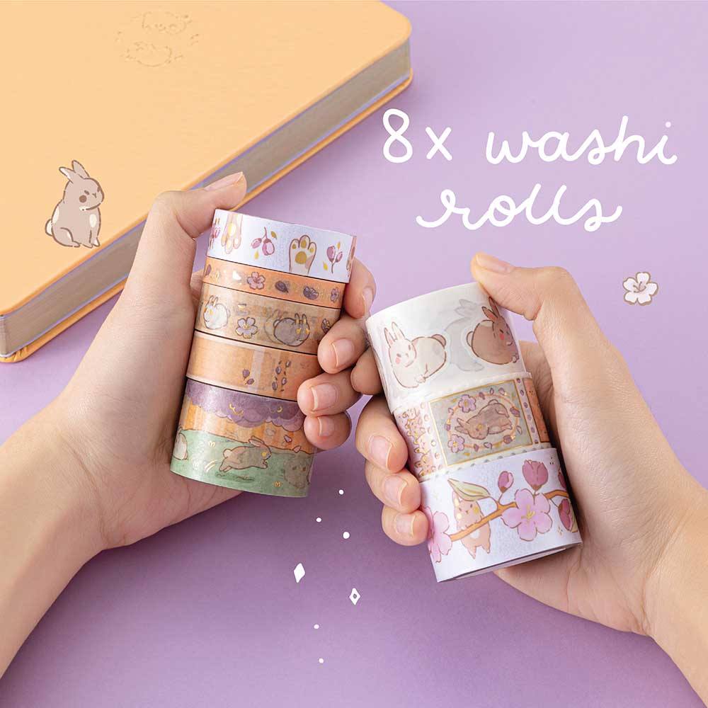 Cute Bunny Plaid Washi Tape for Crafting and Decorating – CHL-STORE