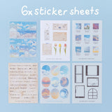 Tsuki ‘Cloud Dreamland’ Scrapbook Sticker Set ☾