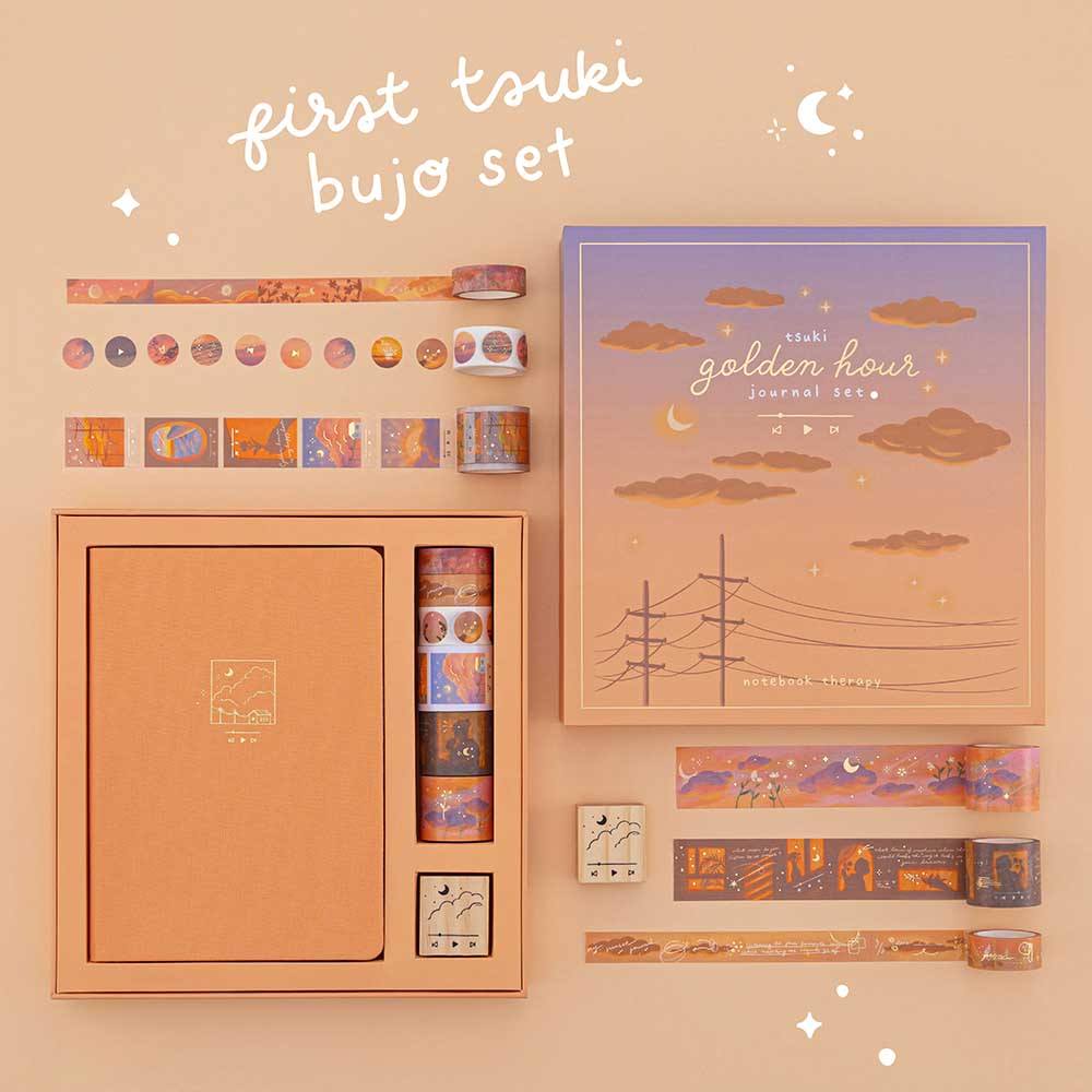 Tsuki 'Golden Hour' Limited Edition Bullet Journal Set ☾ – NotebookTherapy