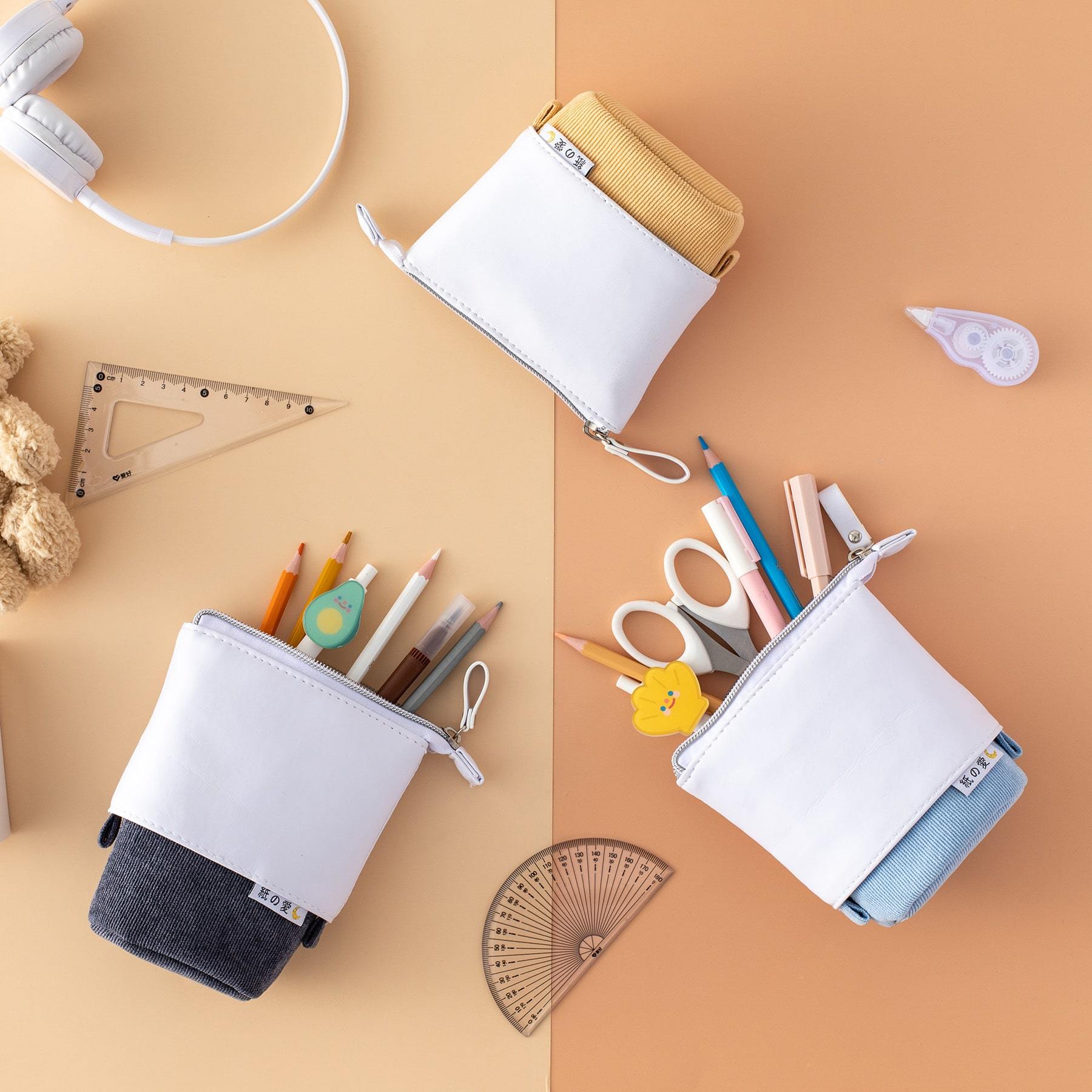 Pop-up Pencil and Cosmetics Pouch