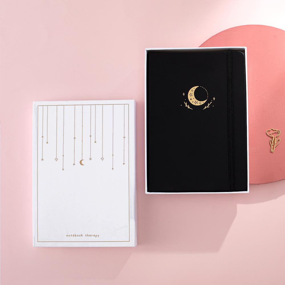 Tsuki 'Lunar Magic' Limited Edition Black Page Bullet Journal