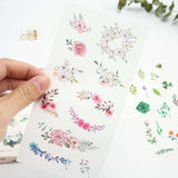 Watercolour Plants + Flowers Stickers - Set of 6!